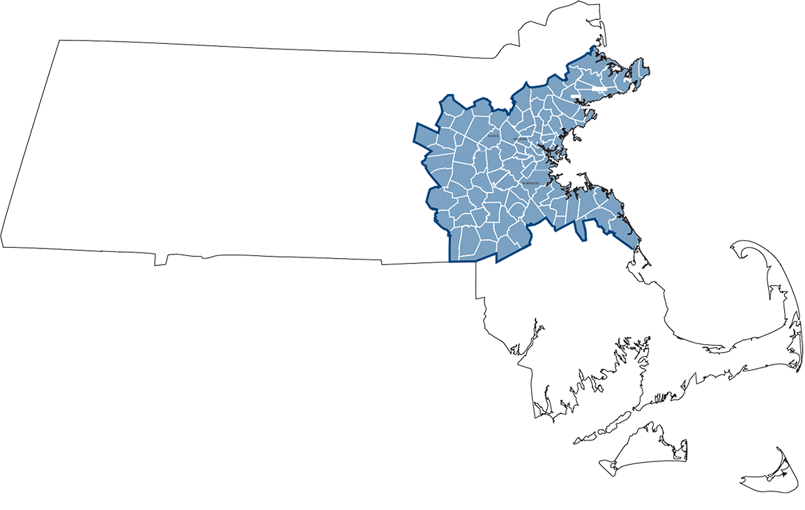 Map of the MPO region.
